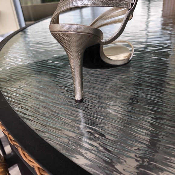 Ralph Lauren | Gold Strappy Sandals - Picture 7 of 8